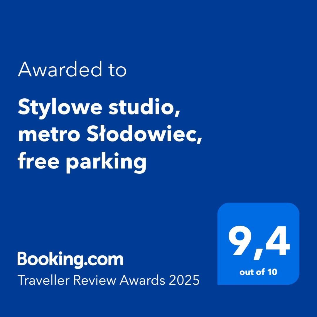 Stylowe Studio Krzemieniecka, Metro Slodowiec, Free Parking By Cosmo Spirit Варшава Экстерьер фото
